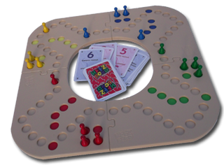 Keezen - Kunststof - Bord - 4 spelers - De Dondersteen