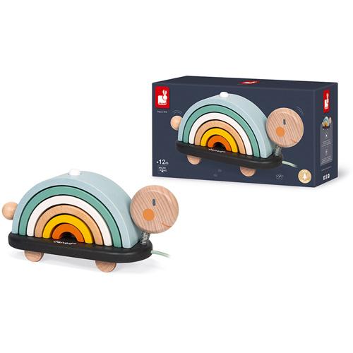 Janod Sweet Cocoon - Schildpad Regenboog