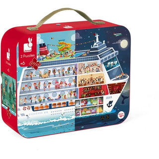 Janod Puzzel - Cruiseschip (100-200) - De Dondersteen
