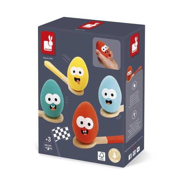 Janod Verjaardagsspel - Eieren Race - De Dondersteen