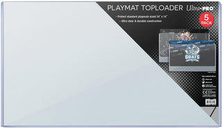 24" x 14" Playmat Toploader 5ct