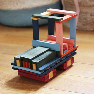 Kapla - 100 - 8 kleuren assorti - De Dondersteen