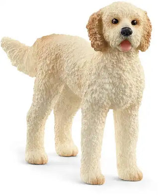 Schleich Farm World Goldendoodle – Speels hondenfiguurtje met gouden krullen - De Dondersteen