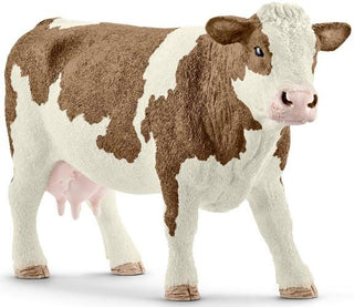 Schleich Gevlekt Vee – koe uit de Farm World collectie - De Dondersteen
