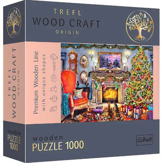 Trefl Wooden Puzzle - By The Fireplace (1000) - De Dondersteen