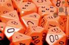 Opaque 12mm d6 Orange w/black