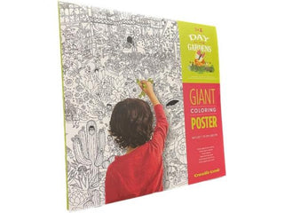 Giant Coloring Poster - Day at the Gardens - De Dondersteen
