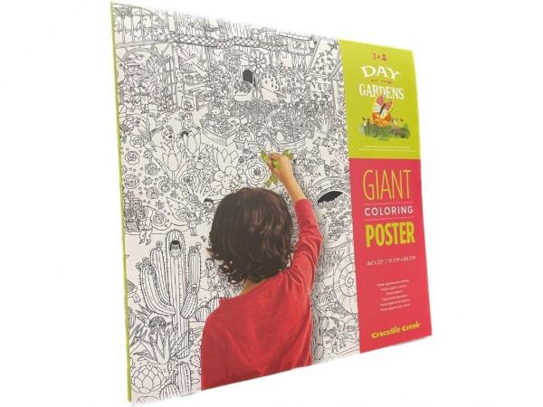 Giant Coloring Poster - Day at the Gardens