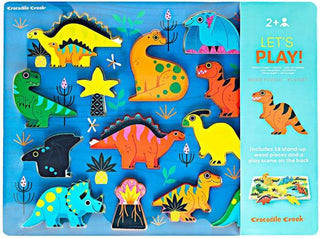 Wood Puzzle - Dinosaurs (16) - De Dondersteen