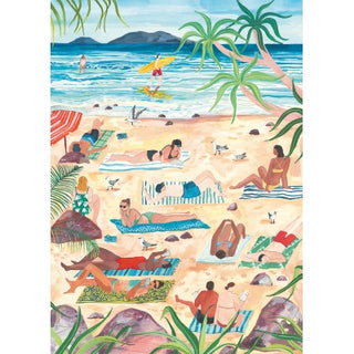 Tag am Strand Puzzle