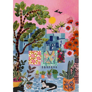 Katzen von Chefchaouen - Marokko Puzzle