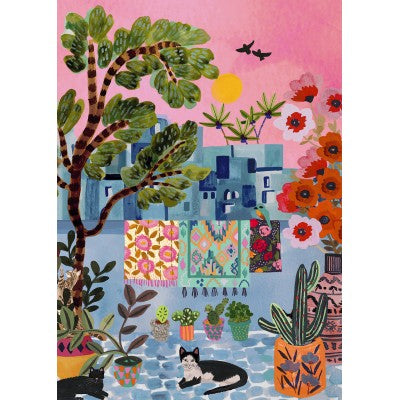 Katzen von Chefchaouen - Marokko Puzzle