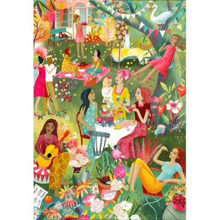 Grosse Sommer-Garten-Party Puzzle