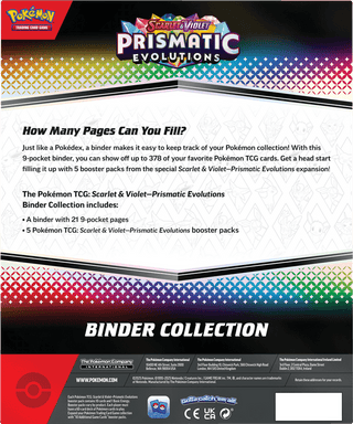 Prismatic Evolutions Binder Collection (op = op) 17 januari beschikbaar