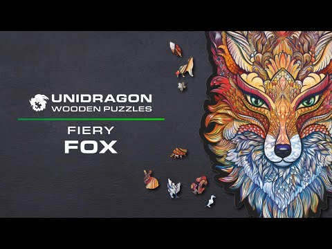 Unidragon Wooden Puzzle Fiery Fox King Size