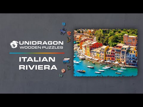 Unidragon Wooden Puzzle Italian Riviera M