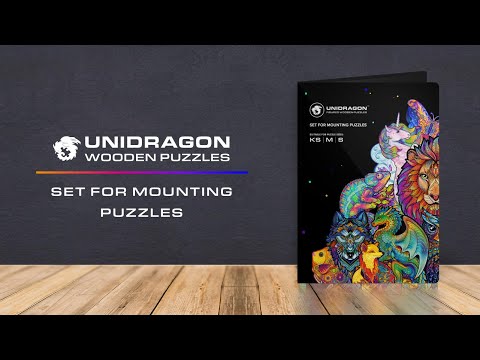 Unidragon set voor het ophangen van puzzels
