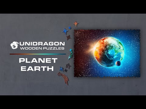Unidragon Wooden Puzzle Planet Earth S