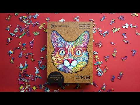Unidragon Wooden Puzzle Impressive Cat Royal Size