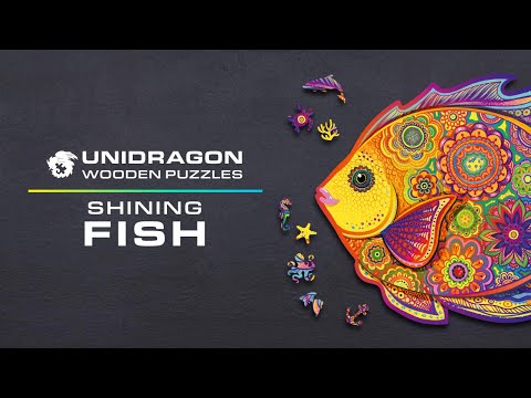 Unidragon Wooden Puzzle Shining Fish M (196)