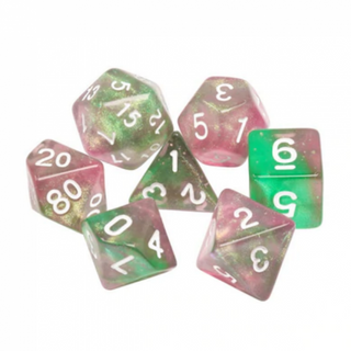 Rebirth Glow in the Dark RPG Dice Set (7)