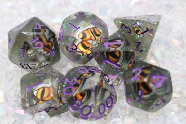 Venom Dragon Eye RPG Dice Set (7)