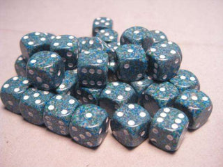 Dice Sets Sea Speckled 12mm d6 (36)