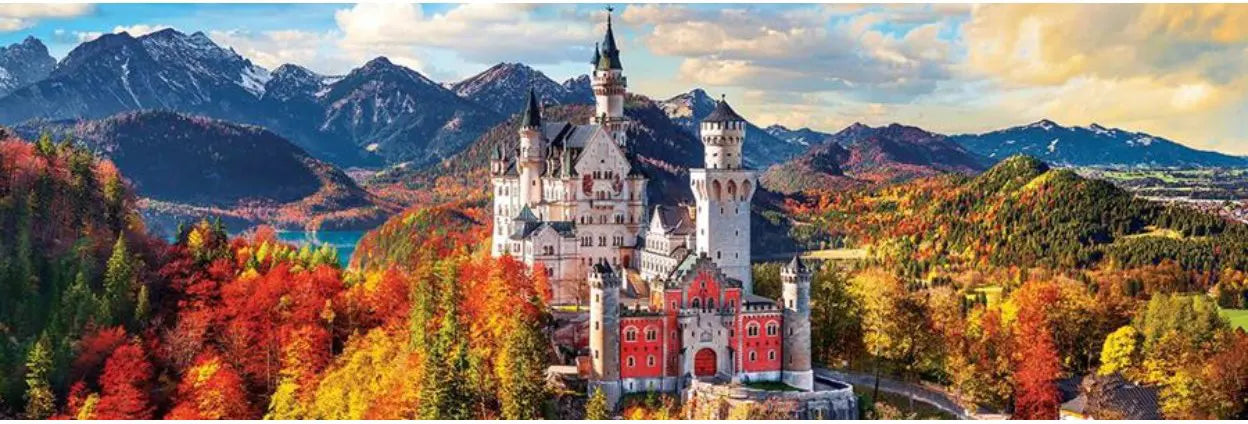 Neuschwanstein Castle in autumn Jigsaw Puzzle