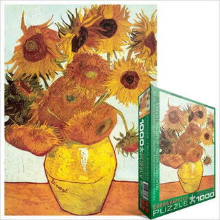 Twelve Sunflowers Jigsaw puzzle - De Dondersteen