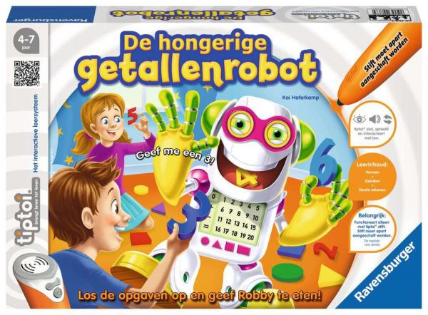 Tiptoi - De Hongerige Getallenrobot - De Dondersteen