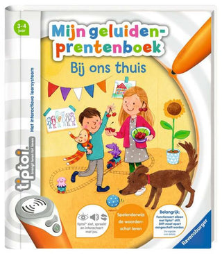 Tiptoi - Mijn Geluidenprentenboek - Bij Ons Thuis - De Dondersteen