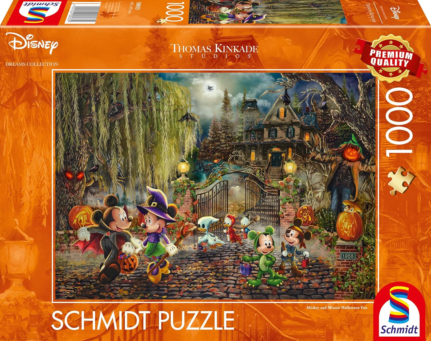 Disney - Mickey & Minnie Halloween Fun Puzzel (1000)