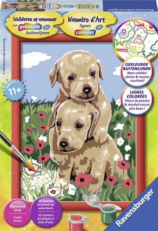Knuffelende Puppies - De Dondersteen