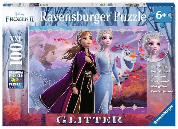 Disney Frozen 2 Glitter - Sterke Zussen (100 XXL) - De Dondersteen