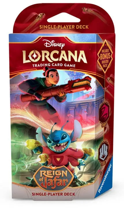 Lorcana deck Reign of Jafar: Mulan and Stich