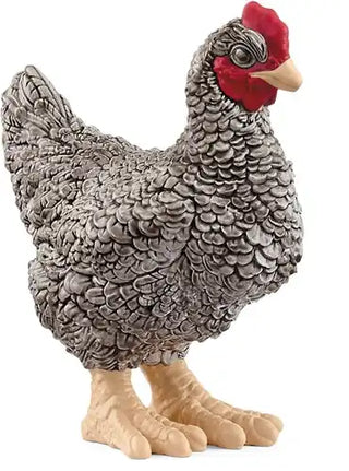 Schleich Plymouth Rock Kip – Farm World Speelfiguur - De Dondersteen