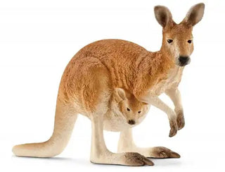 Schleich Wild Life Kangoeroe met jong – Australisch Buikdier - De Dondersteen