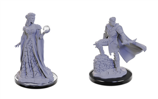 Critical Role Unpainted Miniatures: Xhorhasian Mage & Xhorhasian Prowler