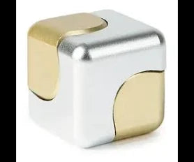CUBE SPINNER - Silver & gold