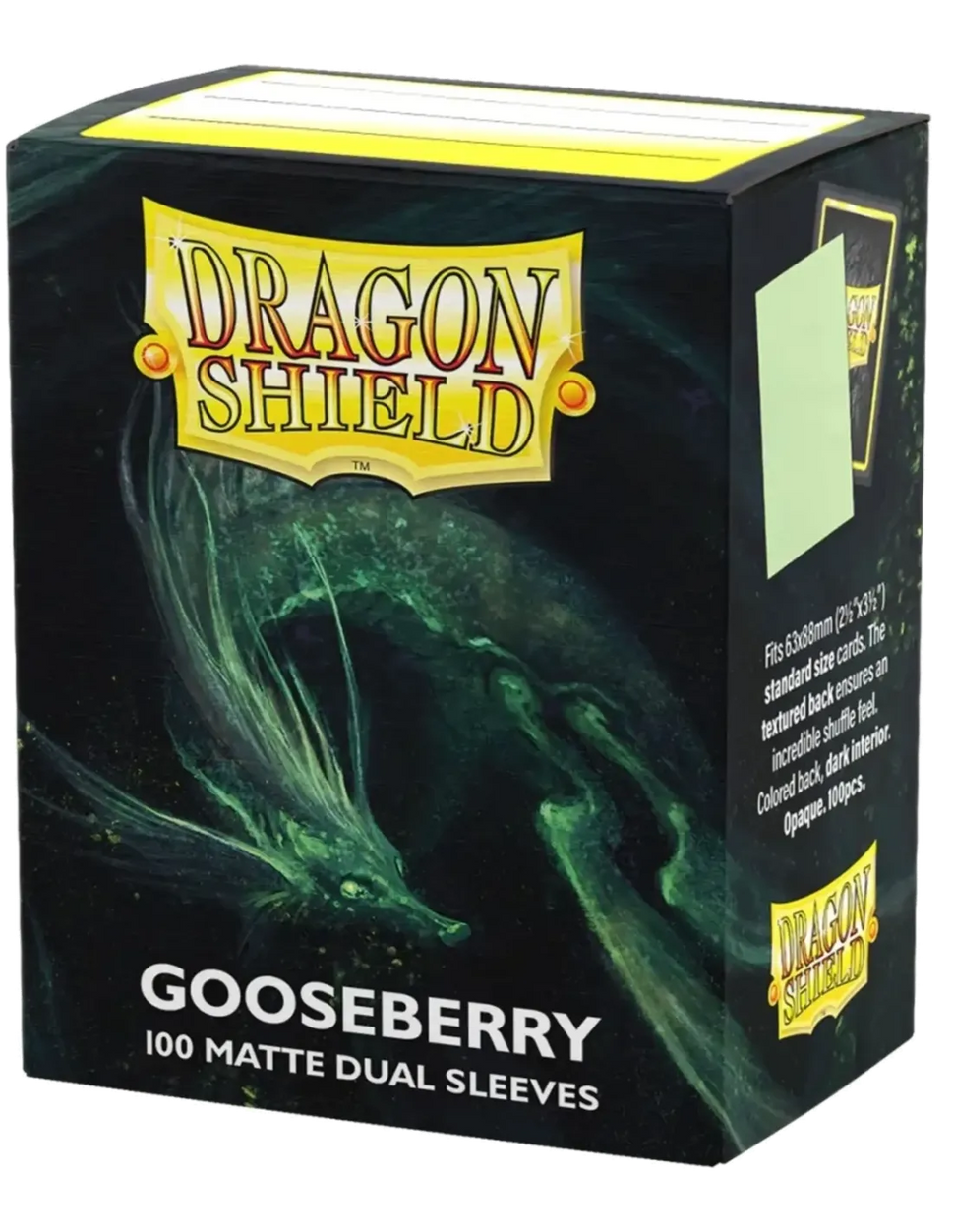 SLEEVES Dragon Shield Matte dual Gooseberry 100ct