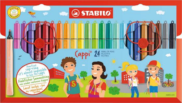 Stabilo Cappi 24pc Cardboard