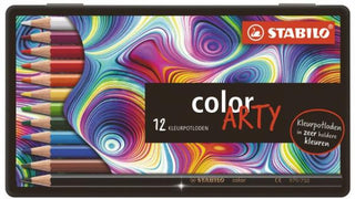 Stabilo Color ARTY Metalen Etui 12 - De Dondersteen