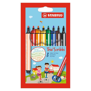 Stabilo Trio Scribbi 8 Cardboard Wallet - De Dondersteen