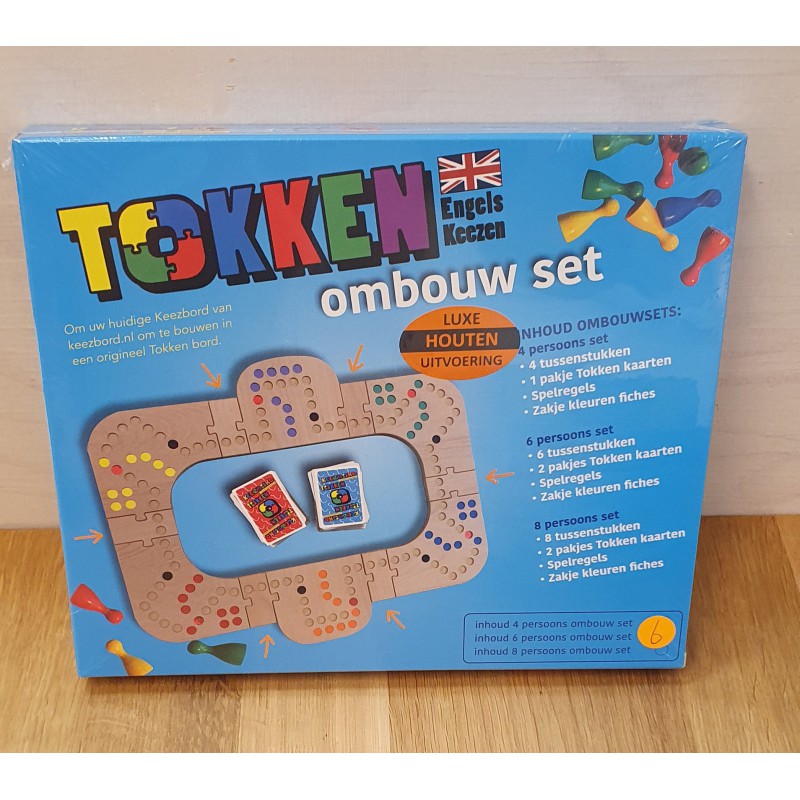 Keezbord Tokken ombouw set (Luxe kunststof uitvoering)