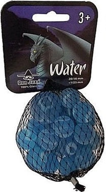 Knikkers - Water (20x16mm + 1x25mm) - De Dondersteen