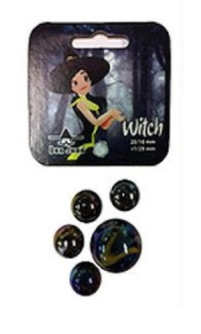 Knikkers - Witch (20x16mm + 1x25mm) - De Dondersteen