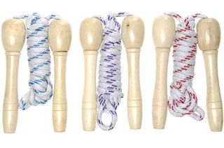 Springtouw met houten handvatten - De Dondersteen