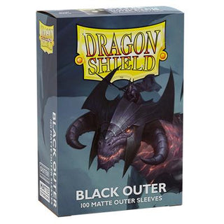 Dragon Shield Outer Sleeves Matte Black - De Dondersteen