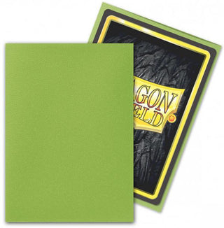 Dragon Shield Standard Sleeves Matte Lime - De Dondersteen