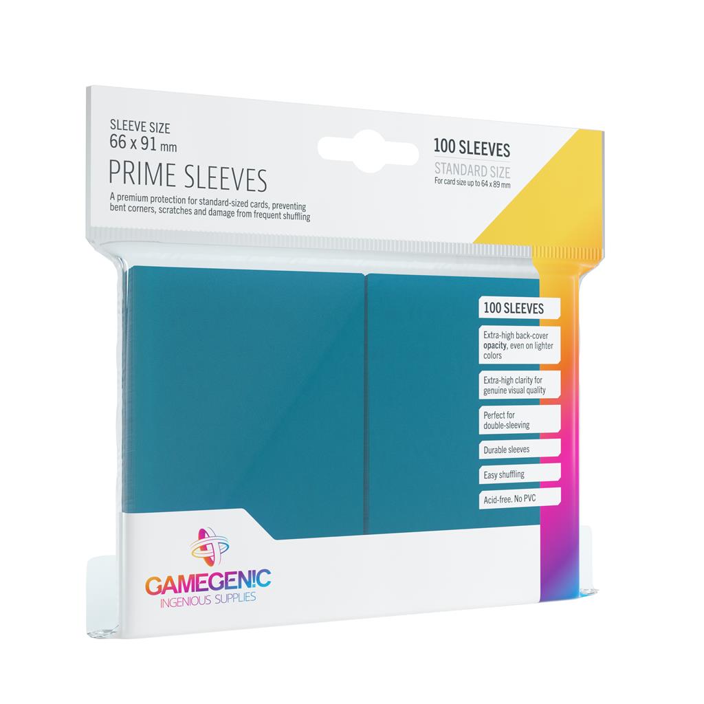 Sleeves Pack Prime Blue (100) - De Dondersteen